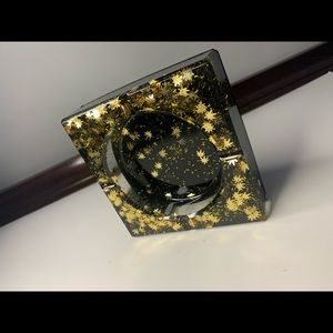 Black and Gold Ashtray